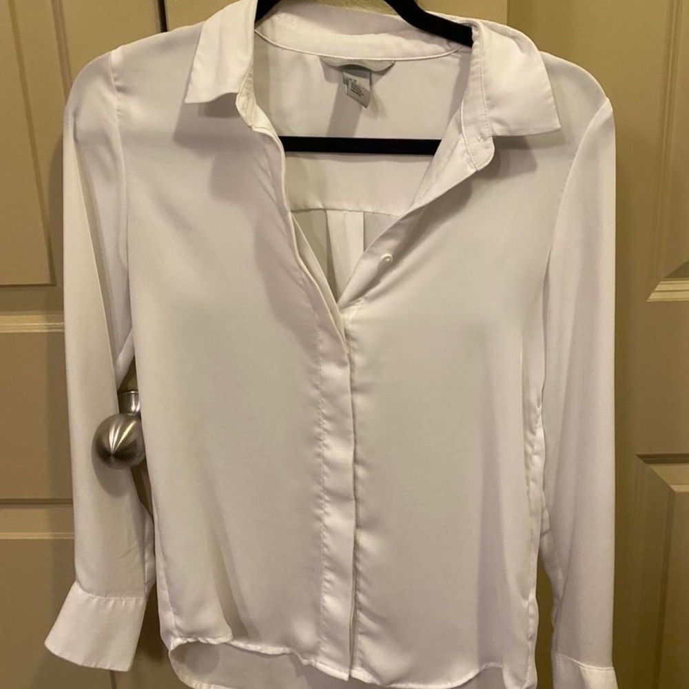 H&M white blouse